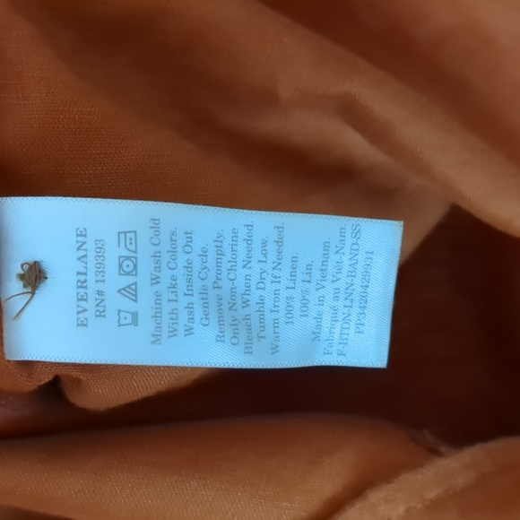 Everlane linen cropped shirt - Picture 4 of 4